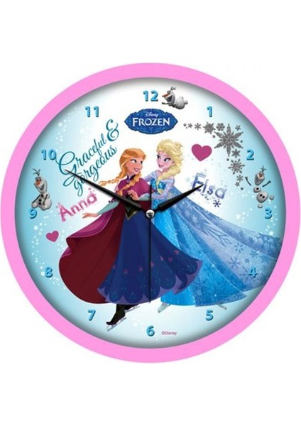 Disney Lisanslı Frozen Duvar Saati