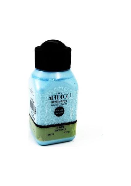 Met. Akrilik Boya 75Ml Mavi İnci 3769