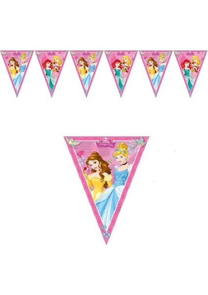Prensesler Flama Bayrak Süs