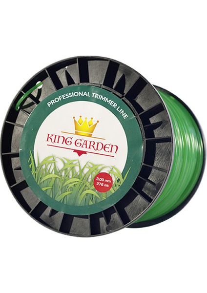 Kıng Garden Tırpan Misinası Ot Çim Kesme İpi 3Mm - 276 M