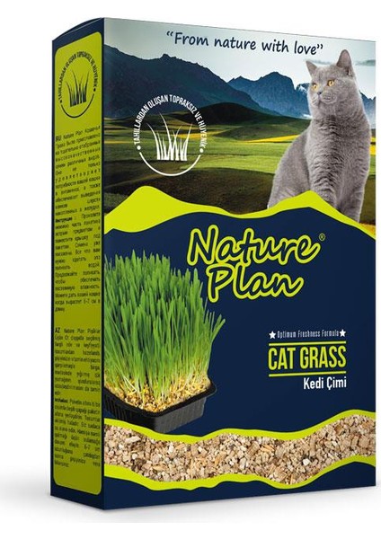 Nature Plan Premium Kedi Çimi