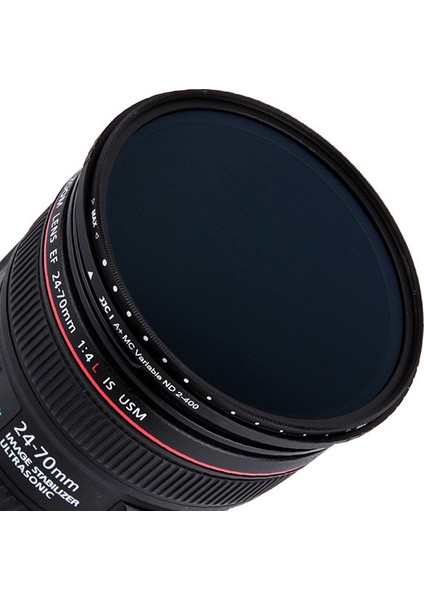 82mm Değişken Koyuluklu Neutral Density Filtre (2-9 Stop)
