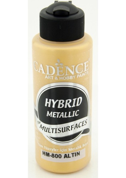 Altın Metalik Multisurface Hibrit Boya Cadence 120Ml