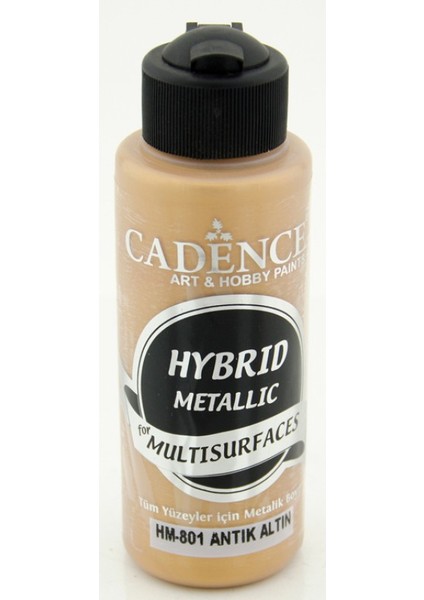 Antik Altın Metalik Multisurface Hibrit Boya Cadence 120Ml