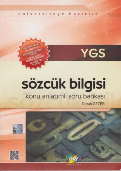 Fdd Ygs Sözcük Bilgisi Konu Anlatımlı Soru Bankası