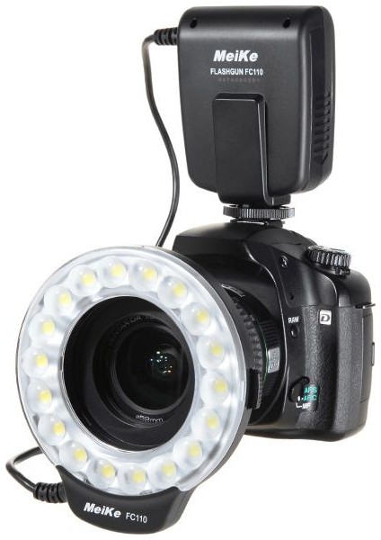 Sony Alpha Dslr Makinalar İçin Fc110 Led Macro Ring Flaş