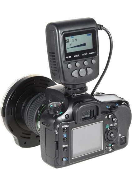 Sony Alpha Dslr Makinalar İçin Fc110 Led Macro Ring Flaş