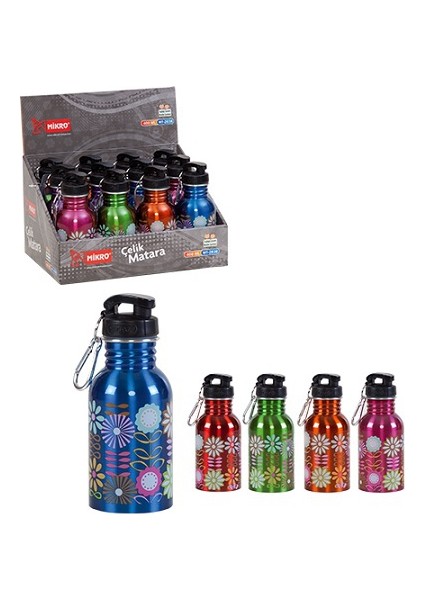MT-2838-12 400 ml. Çelik Matara Suluk