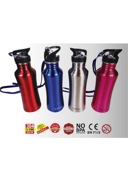Çelik Matara Metalik 500 ml.