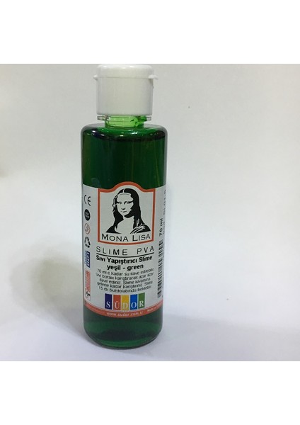 Sıvı Yapıştırıcı Slime (Slaym) Yeşil 70 ml.