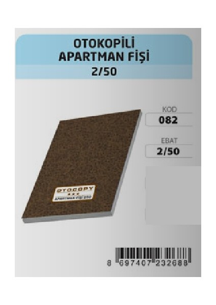 Otokopili Apartman Makbuzu A5