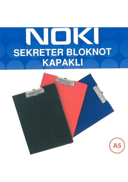 Sekreterlik Kapaklı Blok Mavi A5