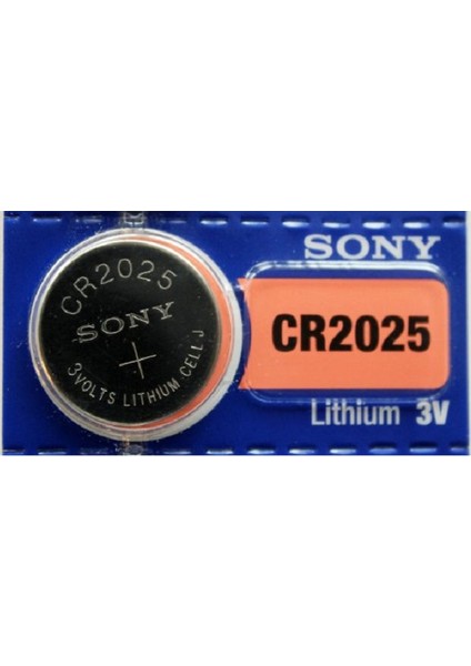 CR2025 Lityum 3 Volt Pil