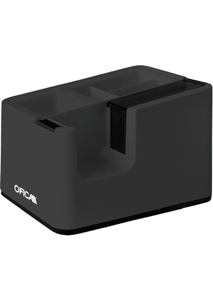 Modern Dizayn Kalemlikli Bant Makinası Siyah