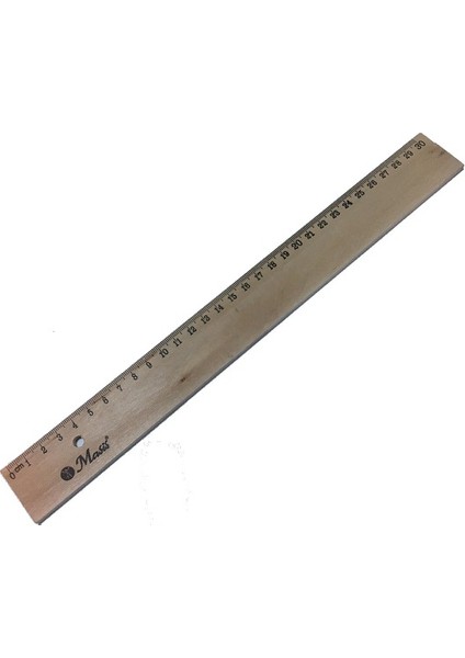 Ahşap Tahta Cetvel 30 cm