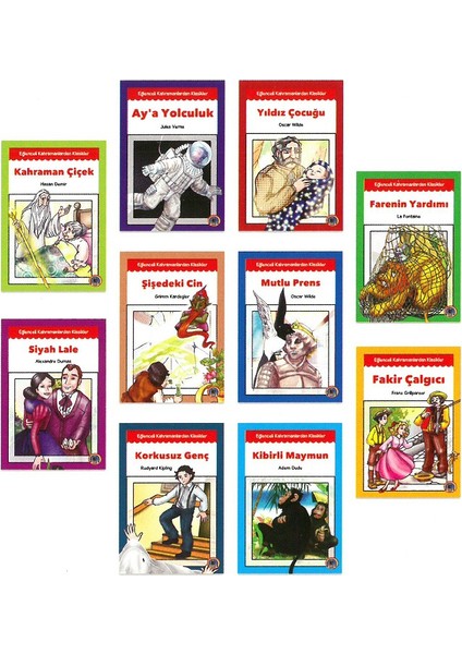 Eğlence Kahramanlardan Klasikler Hikaye Kitabı 10 Kitap