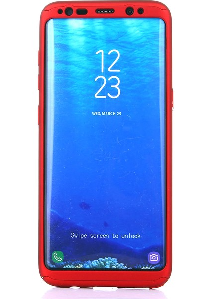 Samsung Galaxy S8 360 Protect Fit Rubber Sert Koruma Kılıf