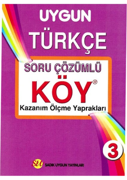 3. Sınıf Türkçe Çözümlü Köy Yaprak Test
