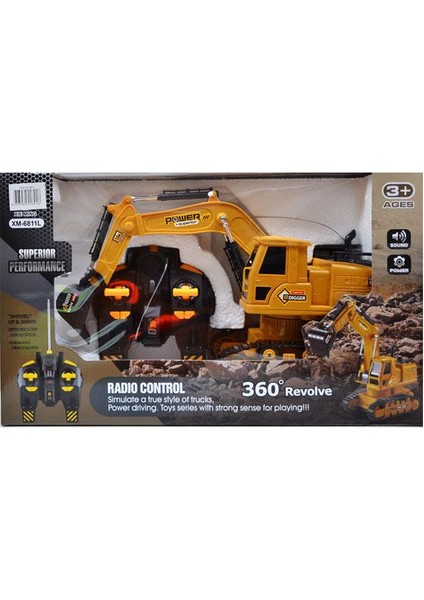 Kumandalı Şarjlı Heavy Machine İş Makinesi