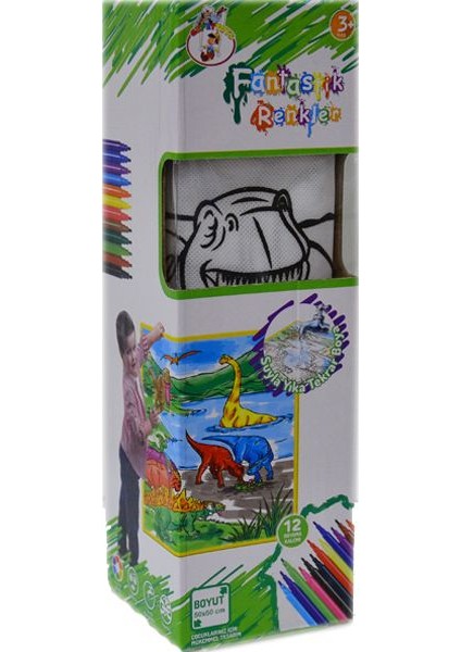 Gepet Toys 333 Boya Yıka Dinazor