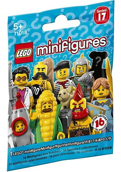 Minifigür 71018 - Koleksiyon Seri 17 (Kapalı Paket 1 Adet Minifigür)