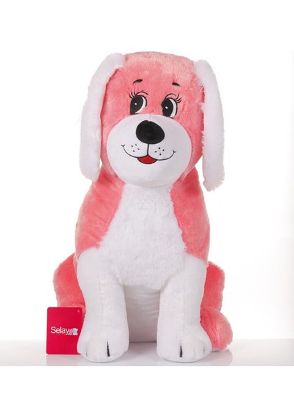 Köpek Uzun Kulaklı 41 cm Pembe 1289P