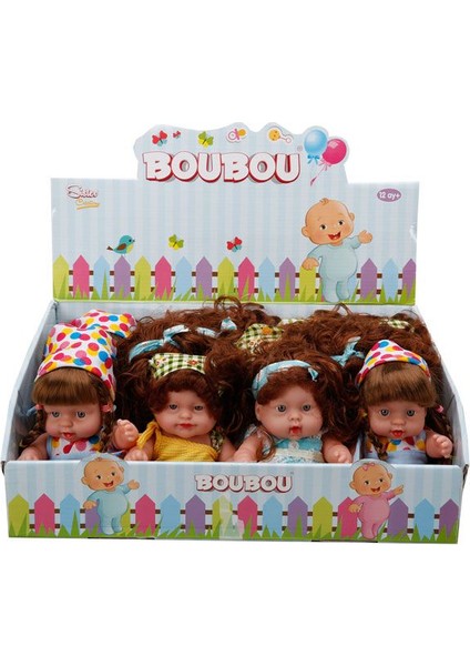 Bebek Elbiseli - Saçlı Sesli 20 cm Rst Qmi 969