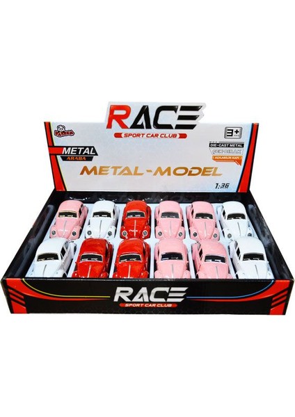 Oyuncak Çek Bırak Kaplumbağa Die Cast Araba (1:36)