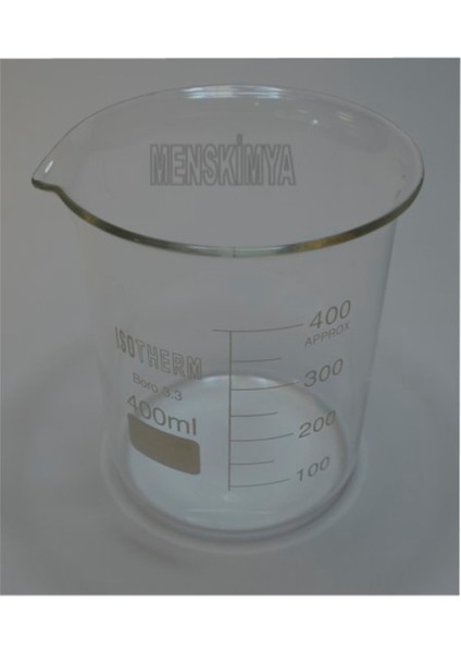 Beher Cam Kısa Form 400 Ml
