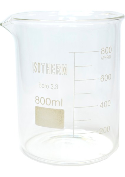 Beher Cam Kısa Form 800 Ml