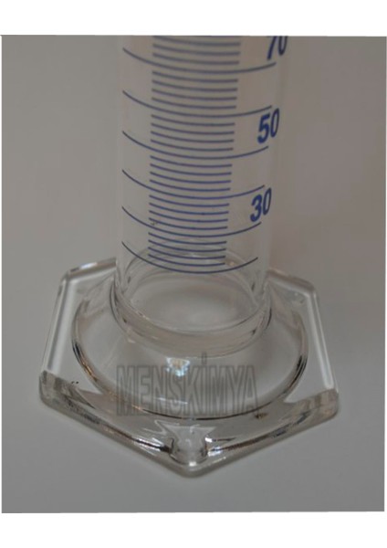 Mezür Cam Altıgen Taban 250 Ml