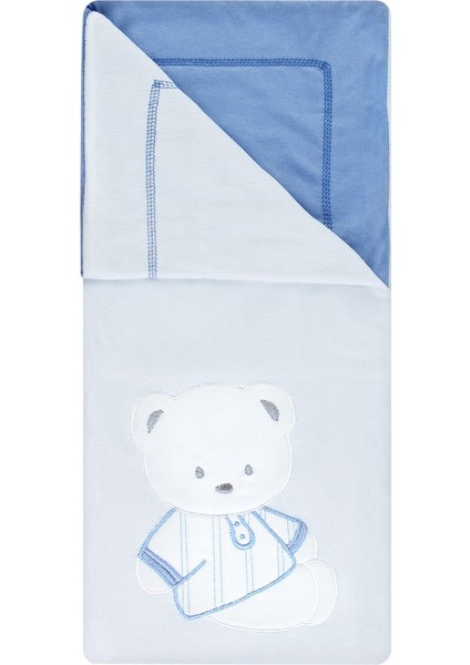 Brielle Bear Mavi Bebek Battaniyesi