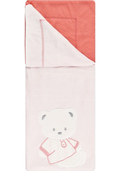 Brielle Bear Pembe Bebek Battaniyesi