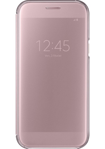 A5 2017 Clear View Kılıf Pembe - EF-ZA520CPEGWW