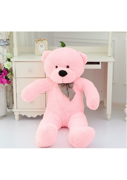 Dev 120 cm Pembe Peluş Ayı (Aynı Renk Fermuarlı)