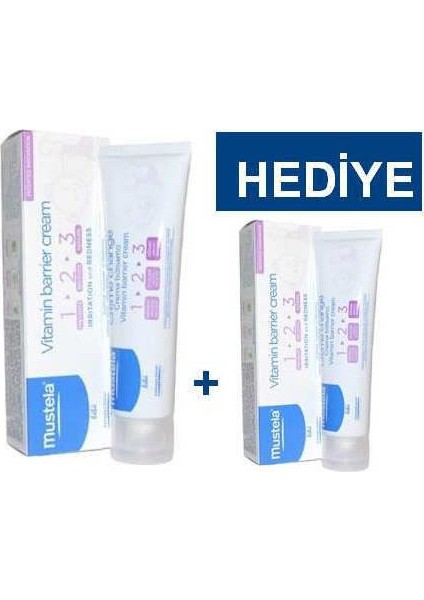 Vitamin Barrier Cream 1-2-3 100 Ml - 50 Ml Hediye