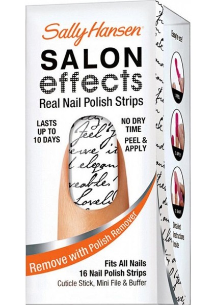 Salon Effects Real Nail Polish Love Letter