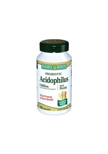 Nature'S Bounty Probiotic Acidophilus With Pectin 100 Kapsül