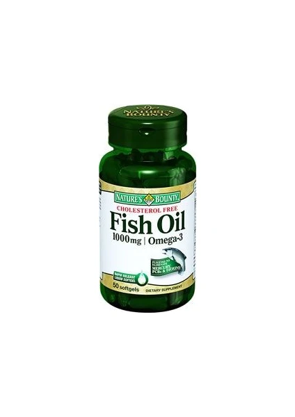 Nature'S Bounty Fish Oil 1000 Mg Omega 3 50 Softgel