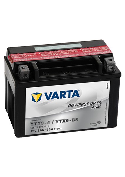 Ytx9 Bs (Ytx9 4) Motosiklet Aküsü 12V 8Ah