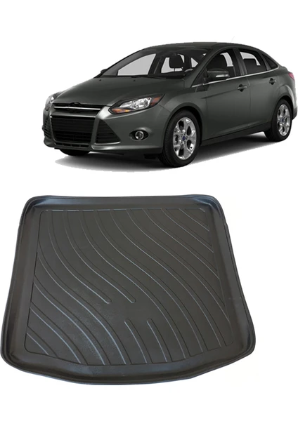 Ford Focus 3 Sedan 3D Bagaj Havuzu (Yüksek Zemin)