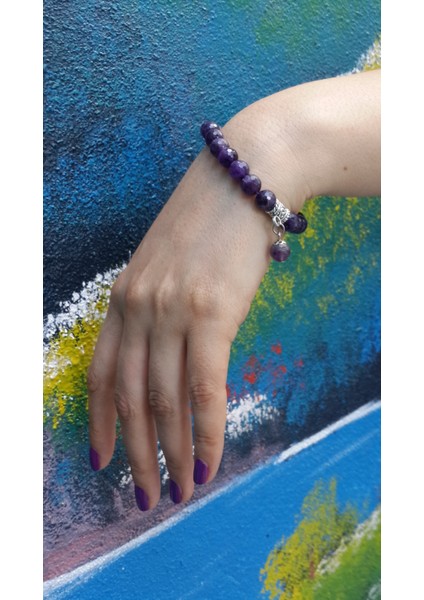 Ametist Bileklik F01142