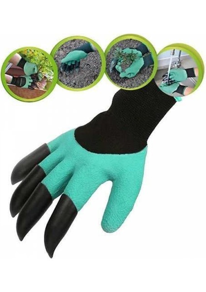 Gloves Mucize Bahçe Çapalama Eldiveni - Garden Genie Gloves