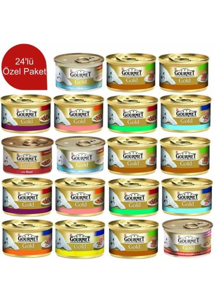 Gold Kıyılmış Tavuklu 85 Gr 24 Adet