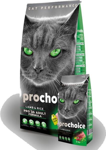 Kuzu Etli Kedi Maması 2 Kg
