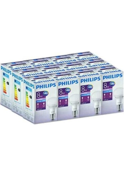 Essential Led Lamba 8 48W E27 Beyaz 12 Adet
