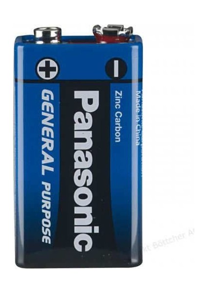 9 Volt Çinko Karbon Pil