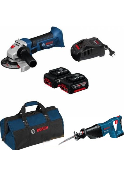 Gws 18 125 V Lı Akülü Avuç Taşlama Gsa 18 V Lı Akülü Testere