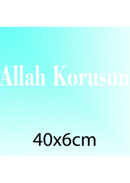 Allah Korusun - Oto Sticker fiyatları