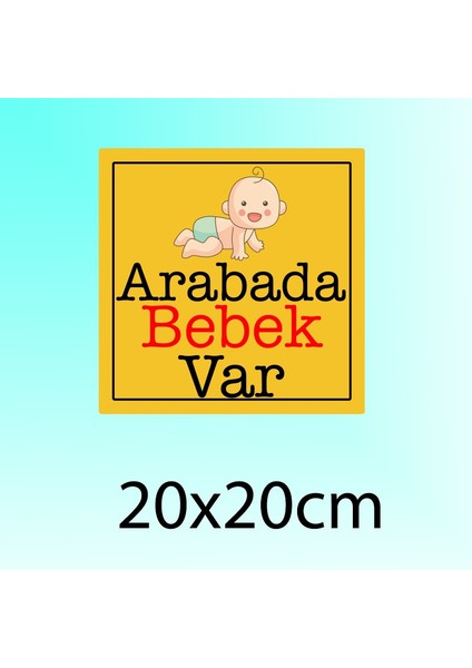 Arabada Bebek Var - Oto Sticker modelleri
